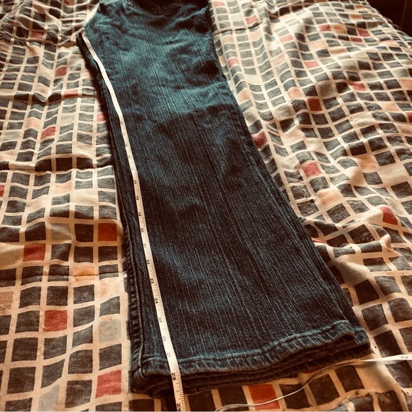 VINTAGE 90s Blu mom jeans high water bootcut high rise 8M - Picture 7 of 10